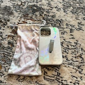 Iridescent leopard print loopy case iPhone 13 Pro